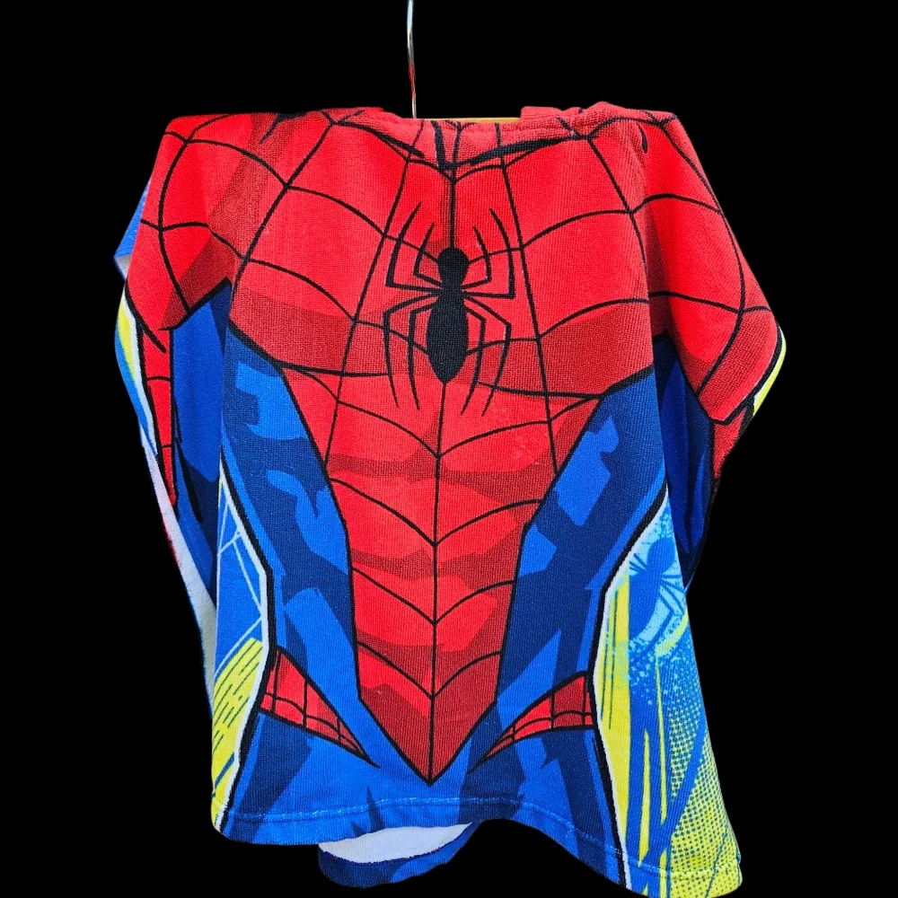 Marvel Red And Blue Superhero bathrobe One Size - Picture 6 of 11